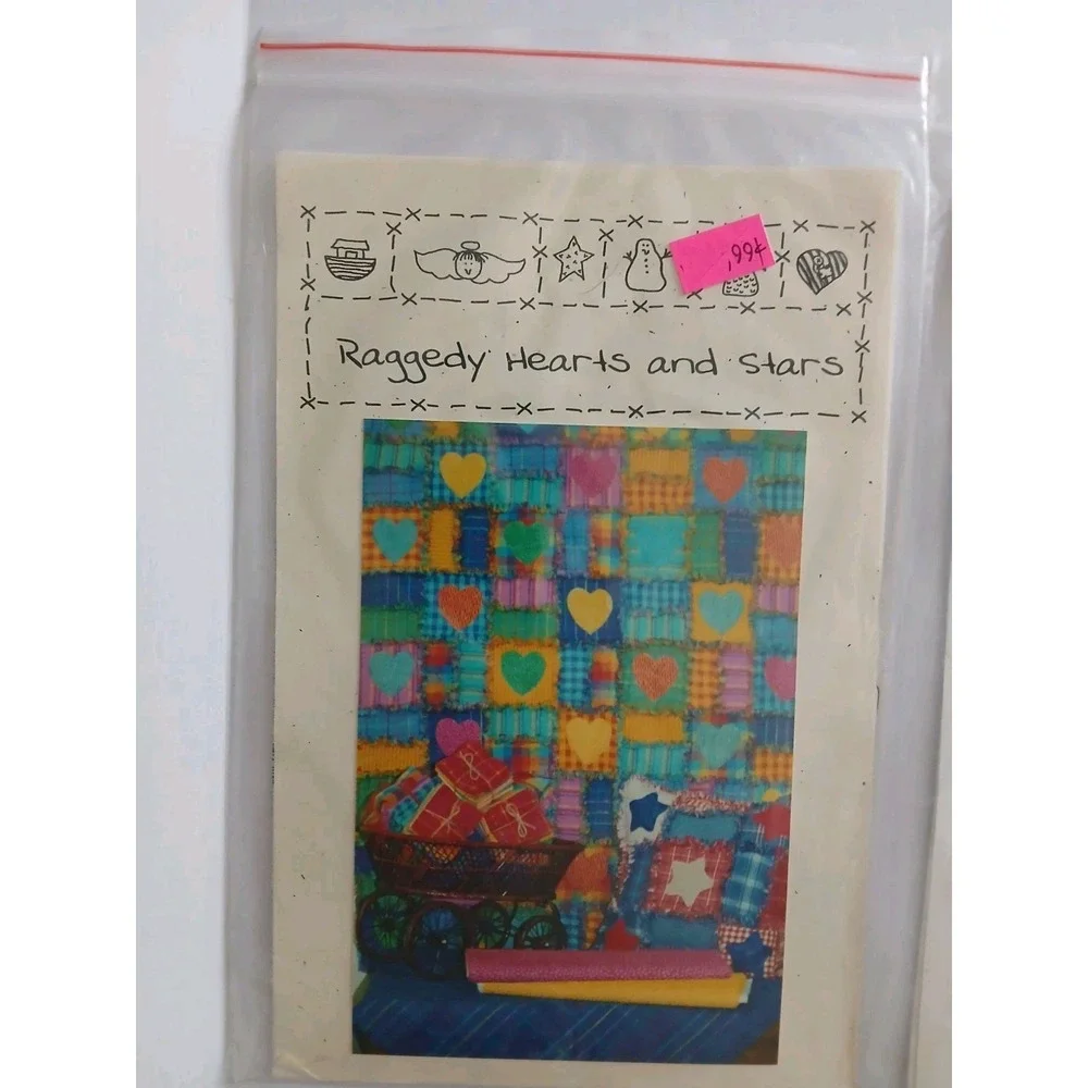 Two QUILT PATTERNs‎  Mouse Maze & Raggedy Hearts And Stars